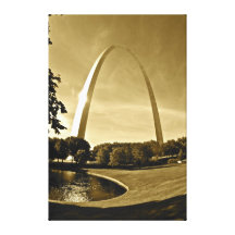 St. Louis Arch Gallery Wrapped Canvas