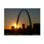St. Louis Arch Sunset Post Cards