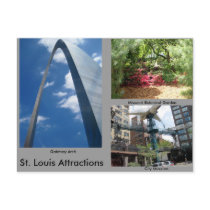 St. Louis Attractions Postcards