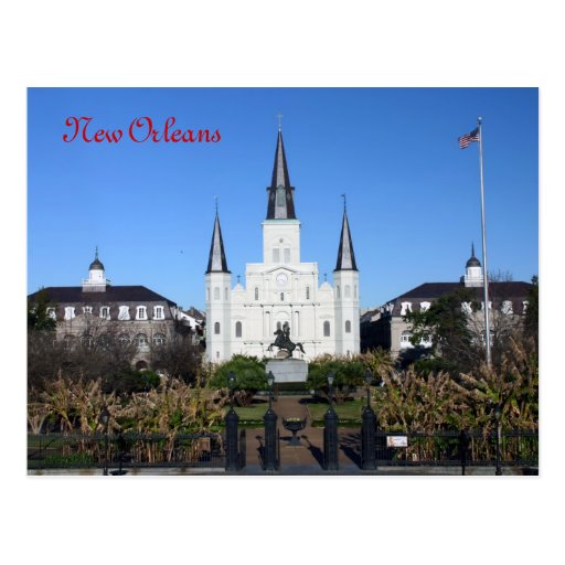 St Louis Cathedral, New Orleans Postcard