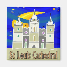 St Louis Cathedral Refrigerator Magnet