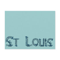 st louis instrument text post card