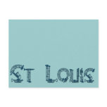 st louis instrument text postcards
