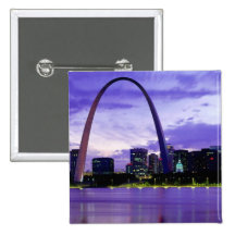 St. Louis Skyline Buttons