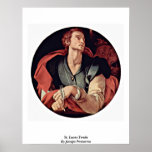 St. Lucas Tondo By Jacopo Pontormo posters