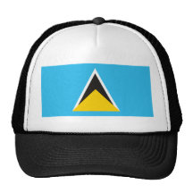 St. Lucia Flag Hat