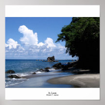 St. Lucia Print