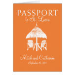 St. Lucia Wedding Passport Invitation Greeting Card