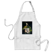 St. Luke As Painter By Greco El Apron
