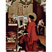 St. Luke Painting The Madonna Altar Wings Cut Outs