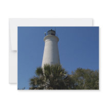 St. Marks Lighthouse Custom Invitation