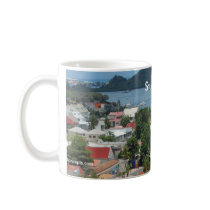 St. Martin and Marigot Bay Photo Coffee Mugs