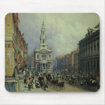 St. Mary le Strand, 1836 Mousepads