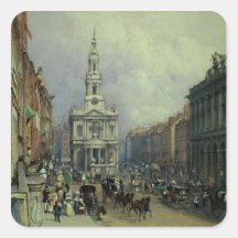 St. Mary le Strand, 1836 Sticker