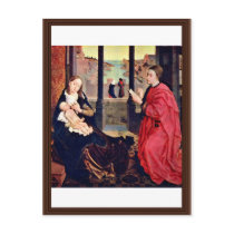 St. Mary Lucas Paints By Weyden Rogier Van Der Post Card