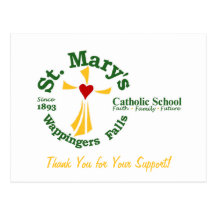 St. Mary's Catholic School Thank You Post Card
