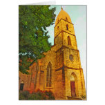 St. Mary's Church (orig one), Fredericksburg, TX Card