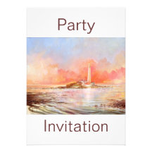 St Marys Lighthouse Party Invitation Invitation