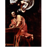 St. Matthew And The Angel By Michelangelo Merisi photo sculptures