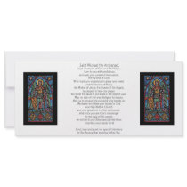 St Michael - Archangel Customized Rack Card