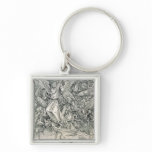 St. Michael Battling with the Dragon keychains