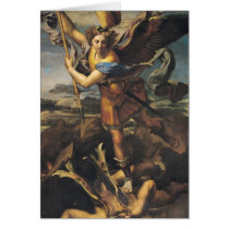 St. Michael Overwhelming the Demon, 1518 Cards