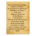 St. Michael the Archangel Prayer Card Business Card Template