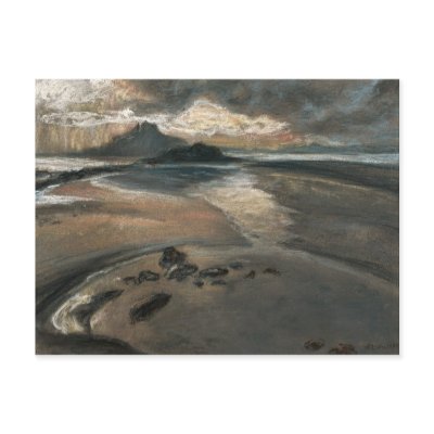 St Michael's Mount, Cornwall, postcard by Linandara