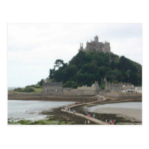 ST MICHAELS MOUNT CORNWALL POSTCARD