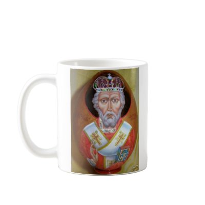 St. Nikolas, archbishop Mirlikian, Miracle-maker Mugs by wwwsikhote