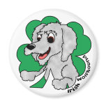 St Paddy's Day Irish Wolfhound Magnet