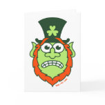 St Paddy's Day Stressed Leprechaun Cards