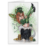 St Patrick Fairy Note Card