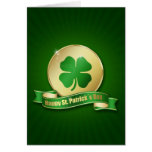 St. Patrick´s Day Coin - Greeting Card