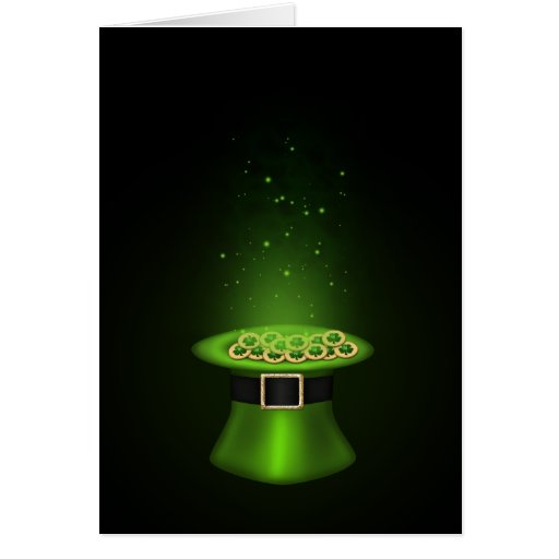 St. Patrick´s Day Hat - Greeting Card