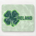 St. Patrick’s ‘Ireland’ Shamrock Grunge Mousepad
