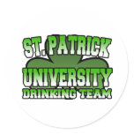 St. Patrick University Drinking Team Sticker
