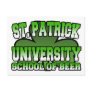 St. Patrick University School of Beer Postcard