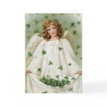 St. Patricks Angel bringing you good luck cards