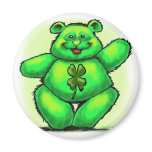 St. Patrick's Bear Refrigerator Magnets