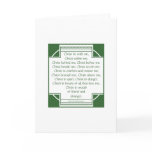 St. Patrick's Breastplate Greeting Card