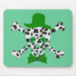 St. Patrick's Cow Skull Mouse Mats