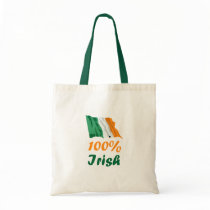 St. Patricks Day 100% Irish Tote Bag