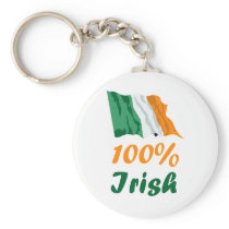 St. Patricks Day 100% Irish Key Chains