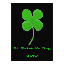 St. Patrick's Day 2010 Clover Invitation