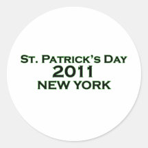 St. Patrick's Day 2011 - New York Sticker