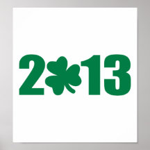 St. Patrick's day 2013 shamrock Print