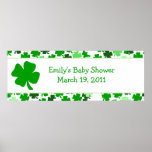 ST PATRICK'S DAY Baby Shower /  Birthday Banner posters