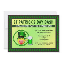 St Patrick's Day Bash Invitation