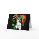St. Patrick's Day Beagle cards